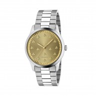 Gucci G-Timeless 42mm Automatic Multi-Bee Steel Watch